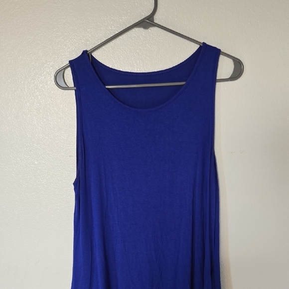 Amazon Dresses & Skirts - Amazon | Royal Blue Sleeveless Jersey Knit Dress Size Large